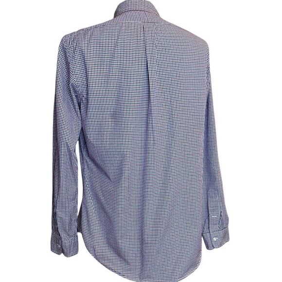 Ralph Lauren Men’s Classic Fit Button Down Shirt Sz. L Red/White/Blue Plaid - Picture 7 of 13